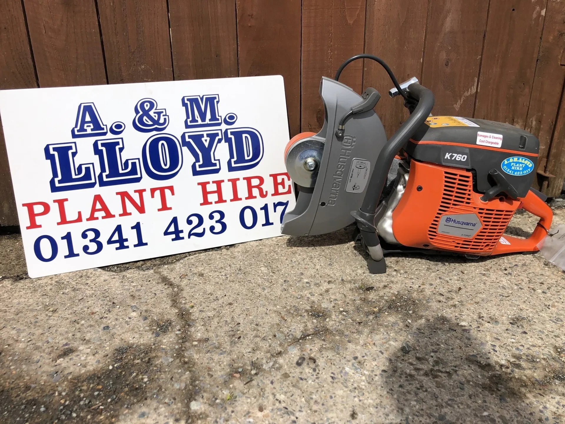 Tool Hire from A&M Lloyd Plant Hire Gwynedd, Aberystwyth