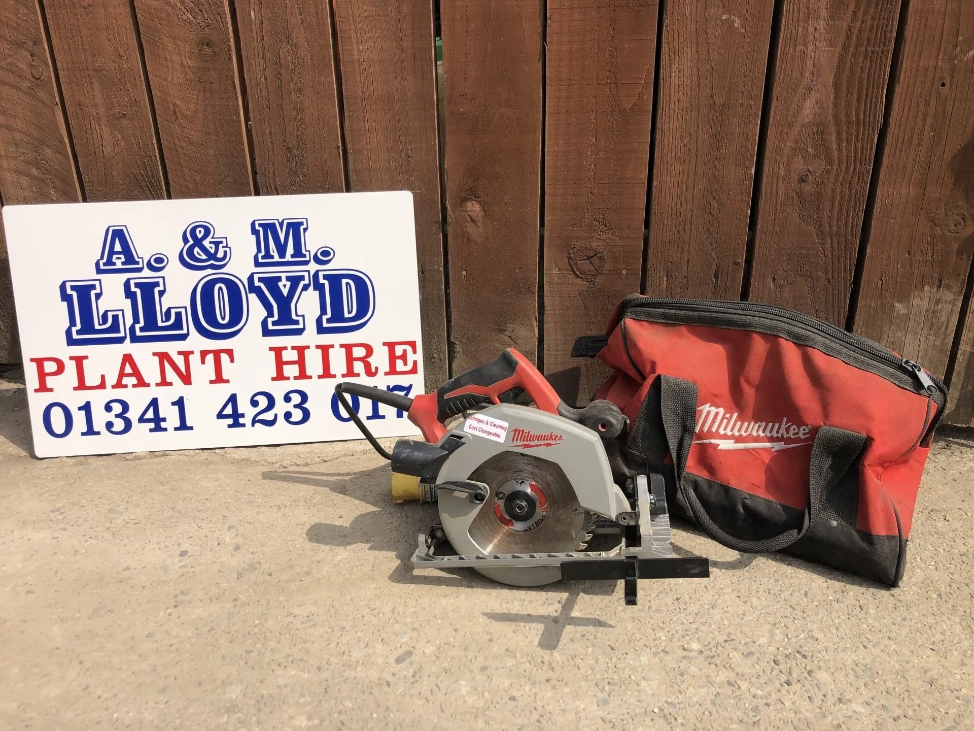 Tool Hire from A&M Lloyd Plant Hire Gwynedd, Aberystwyth