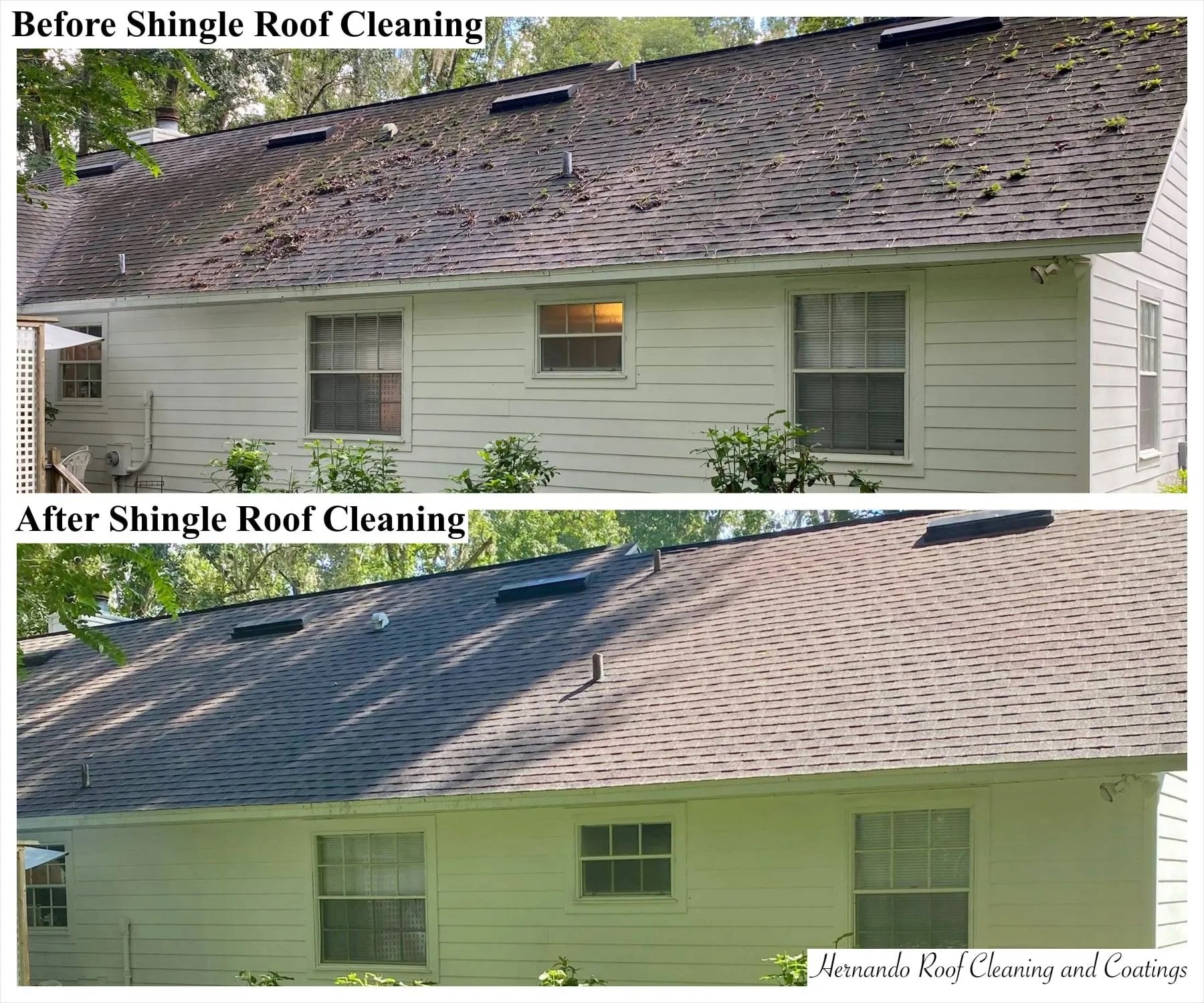 Specialty Coatings Spring Hill, FL Hernando Roof Cleaning & Coatings