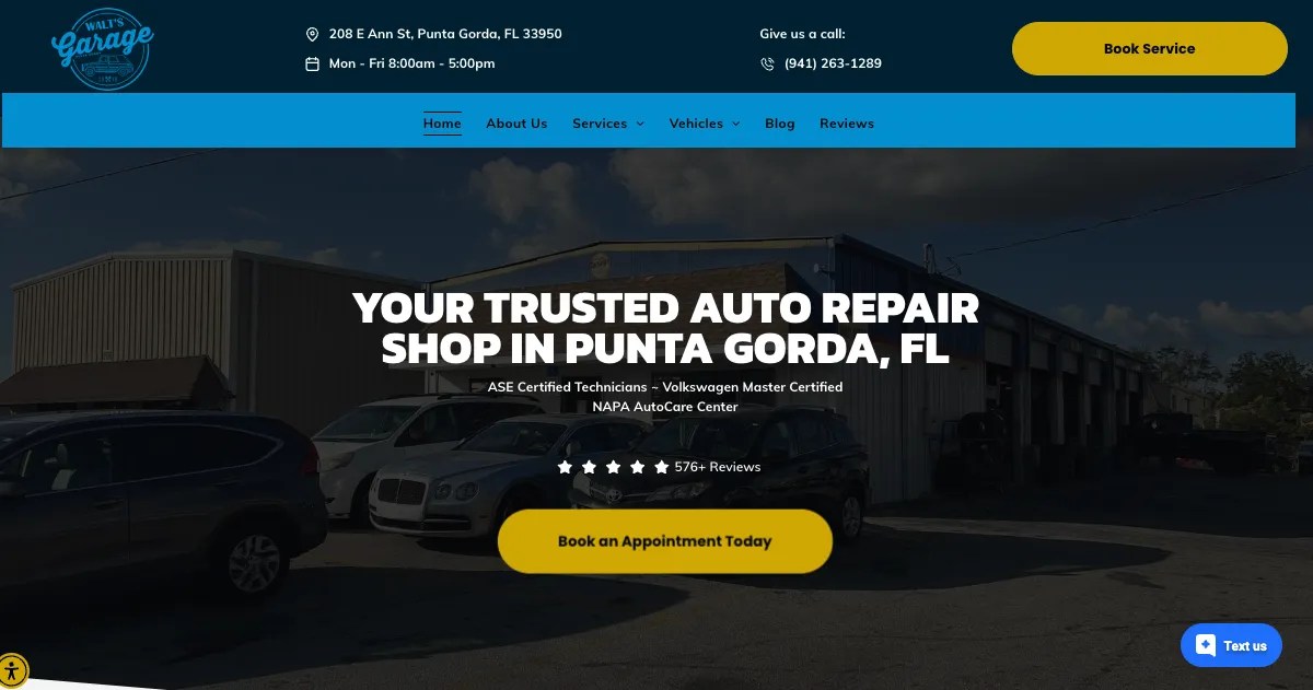 Trusted Auto Repair in Punta Gorda, FL | Walt's Garage