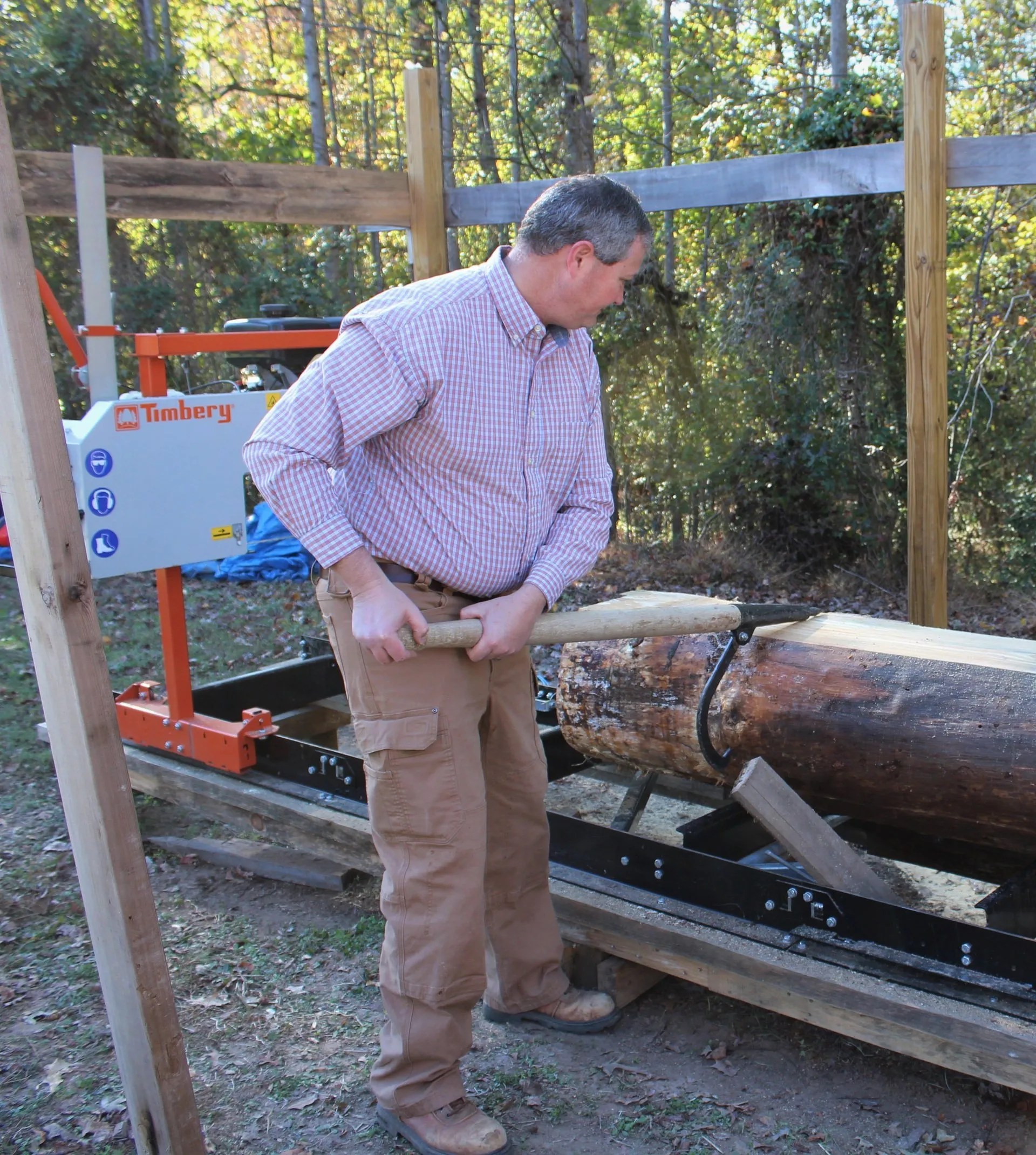 North Carolina Hobby Farmer Plans Retirement with a Portable Sawmill