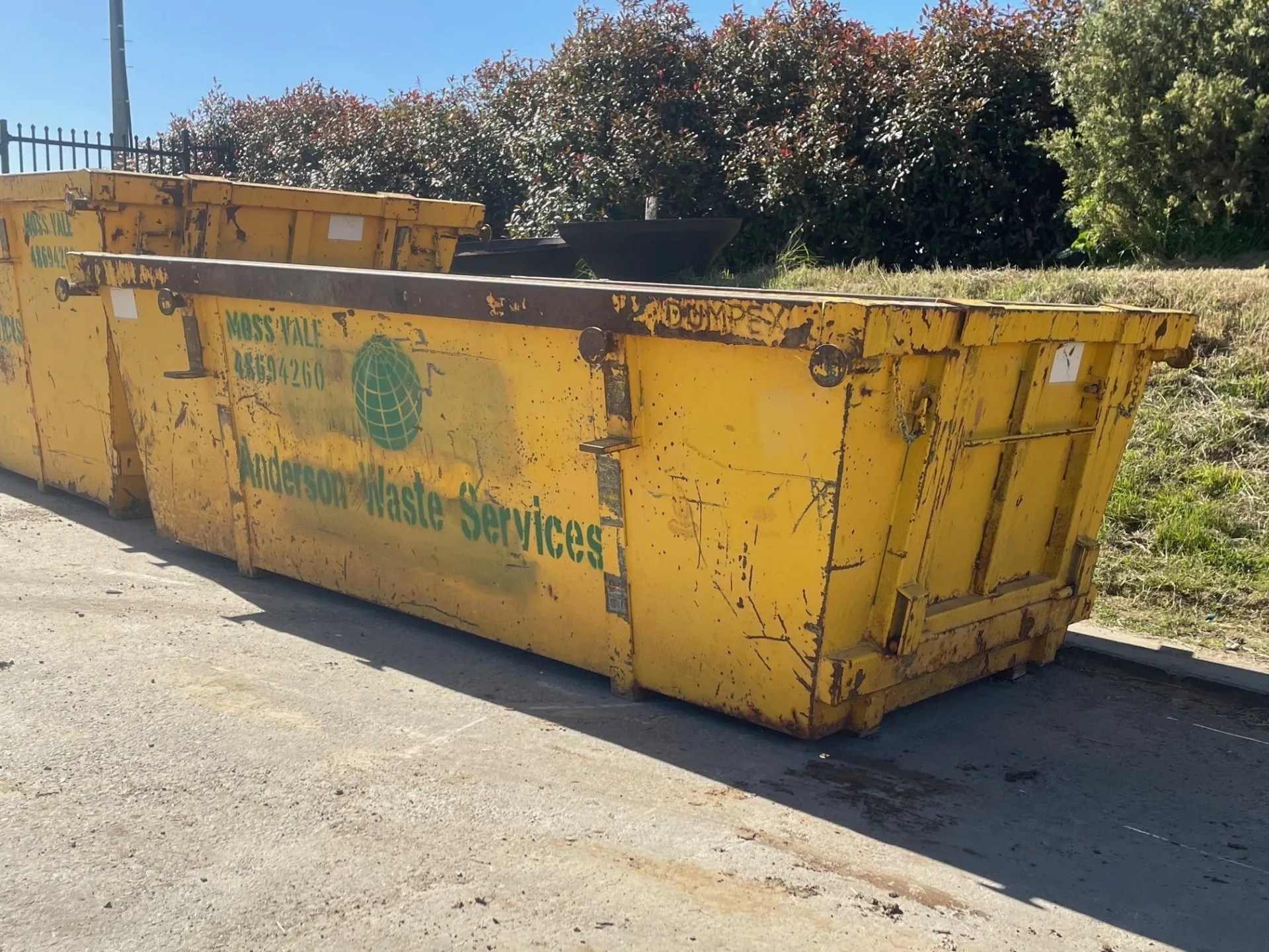 Skip Bins in the Southern Highlands Anderson Waste Services