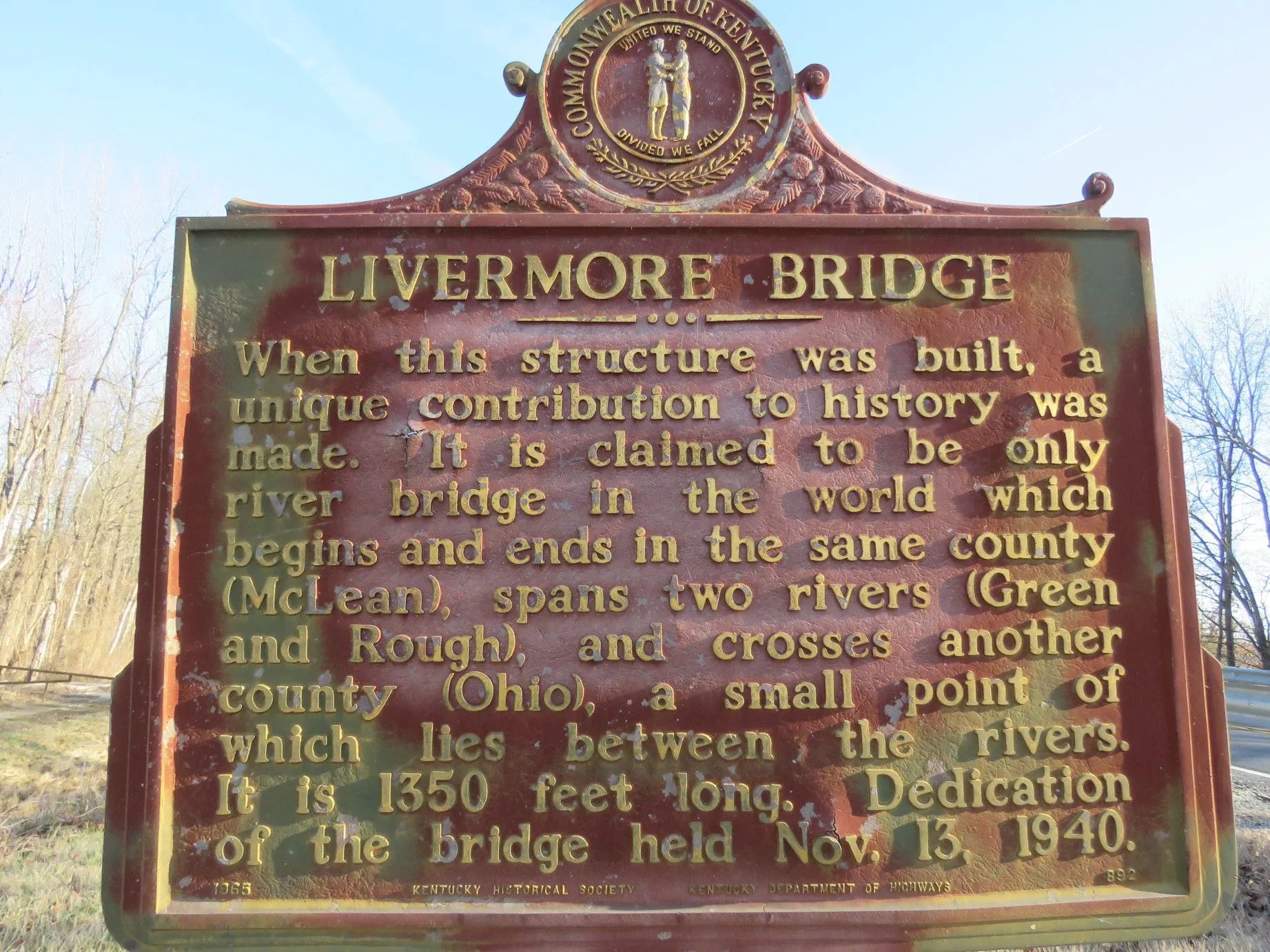 Livermore Bridge, Livermore, KY
