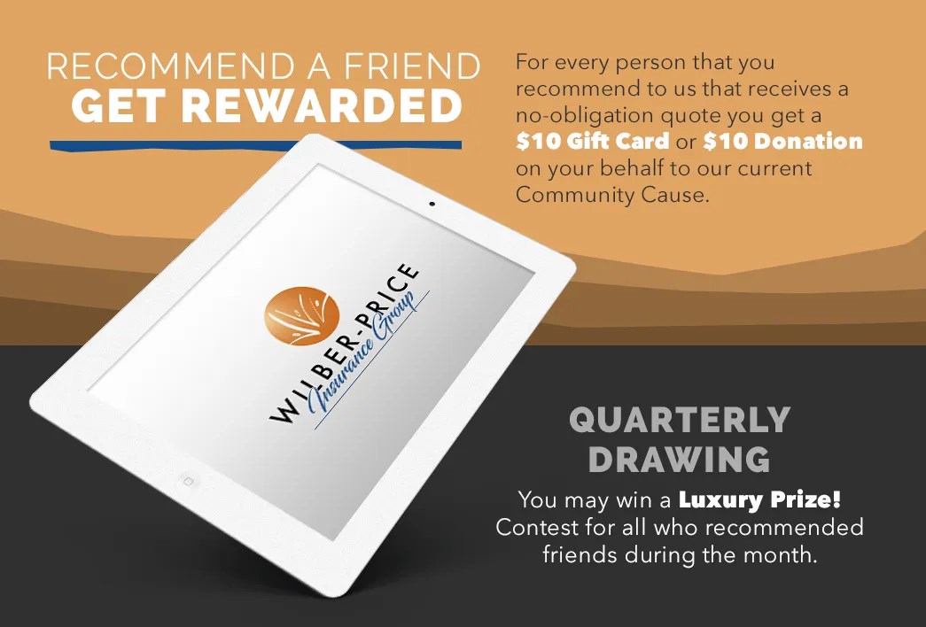 Rewards Program WilberPrice Insurance Group Loveland Chillicothe, OH