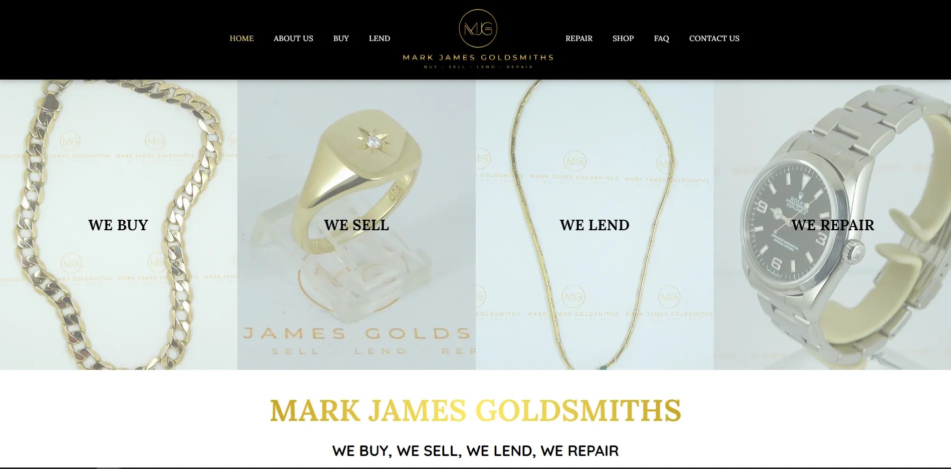 Buy & Sell Gold, Bournemouth Mark James Goldsmiths