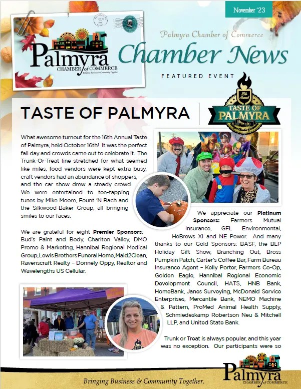 Palmyra Chamber Of Commerce Palmyra, MO