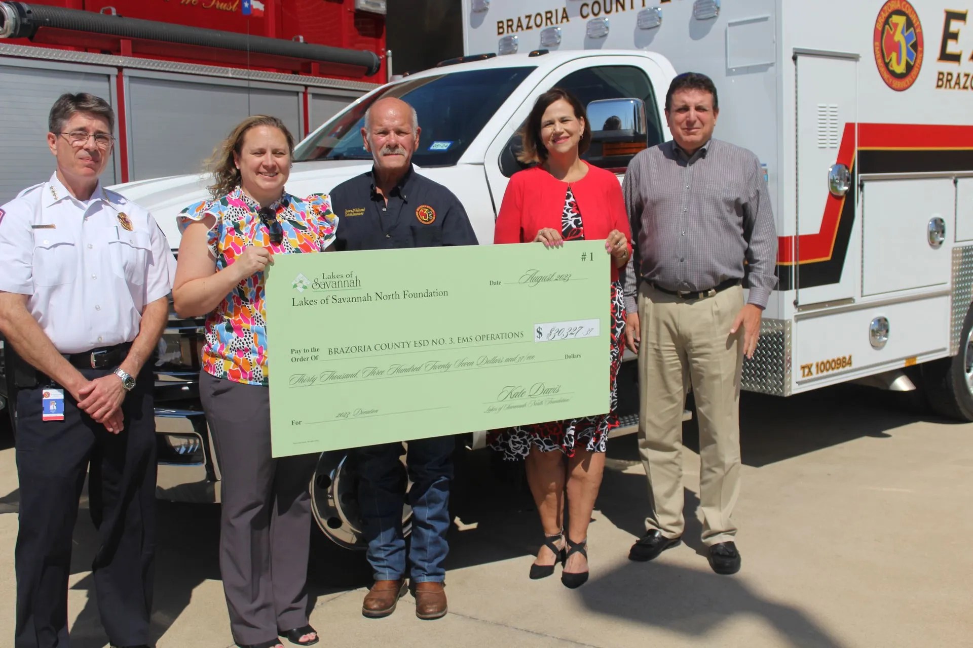 Savannah North Foundation Supports BCESD 3