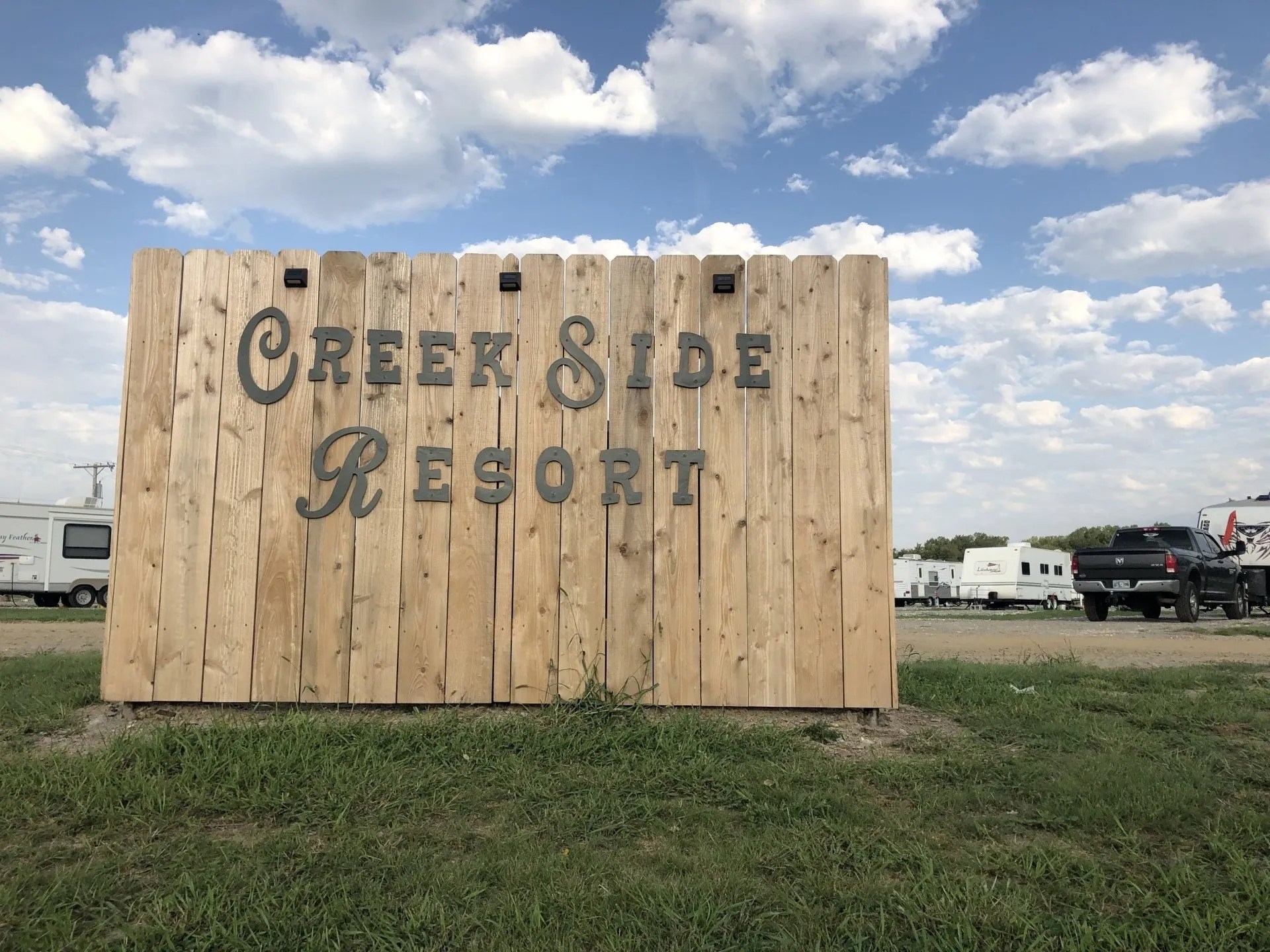 Photos of Creek Side Resort, Campground, and Cabins.