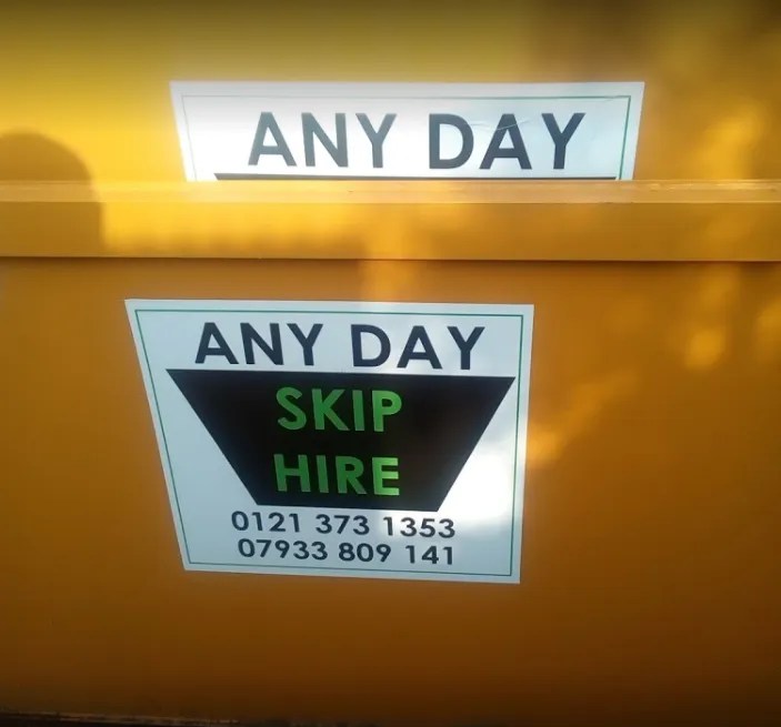 Any Day Skip Hire Long and Short Term Skip Hire