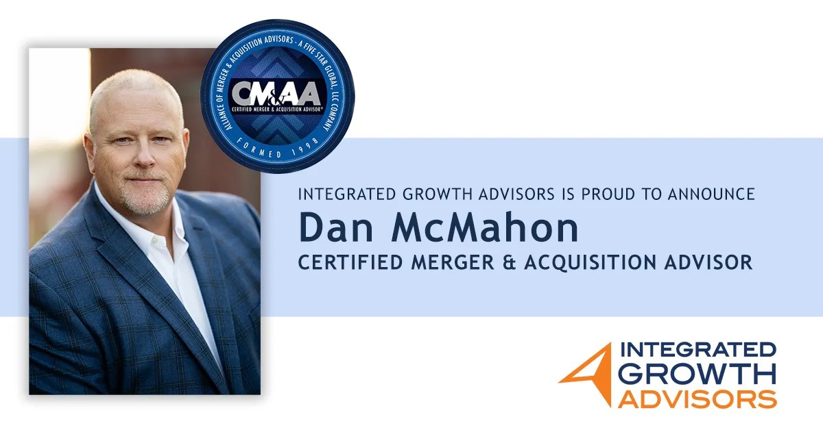 Integrated Growth Advisors is proud to announce that Dan McMahon is a