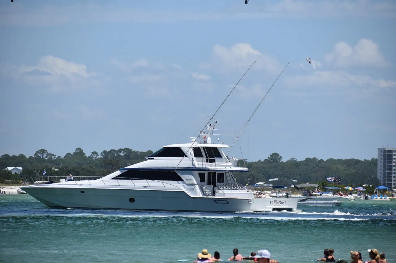 Why are these yachts hanging out in Orange Beach and Gulf Shores?