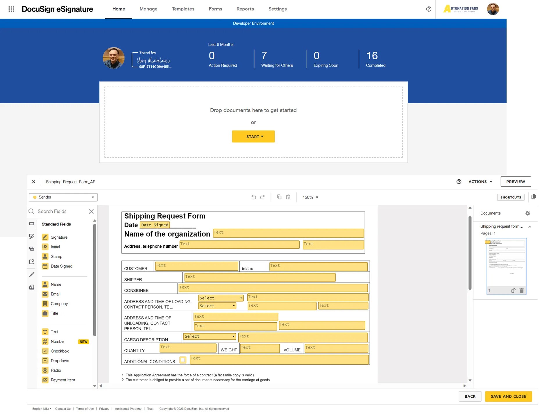 DocuSign eSignature World’s Number 1 Electronic Signature
