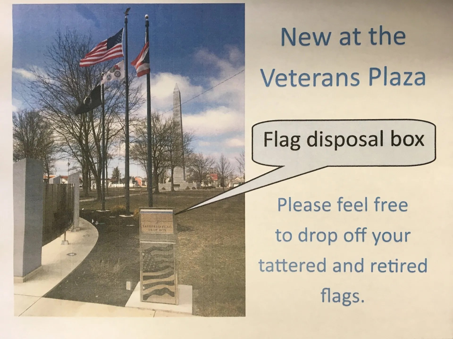 Flag Disposal Box