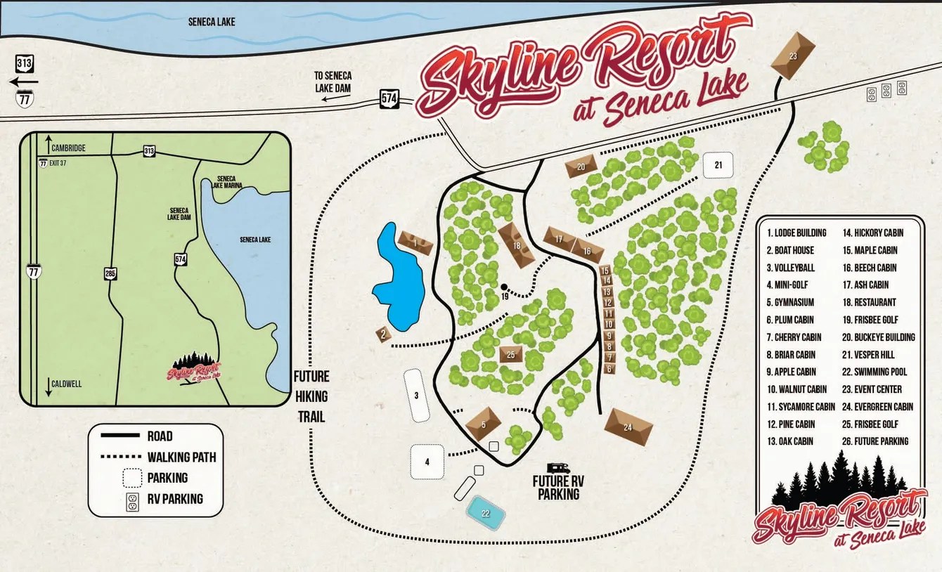 Skyline Resort at Seneca Lake, OH Family Getaways