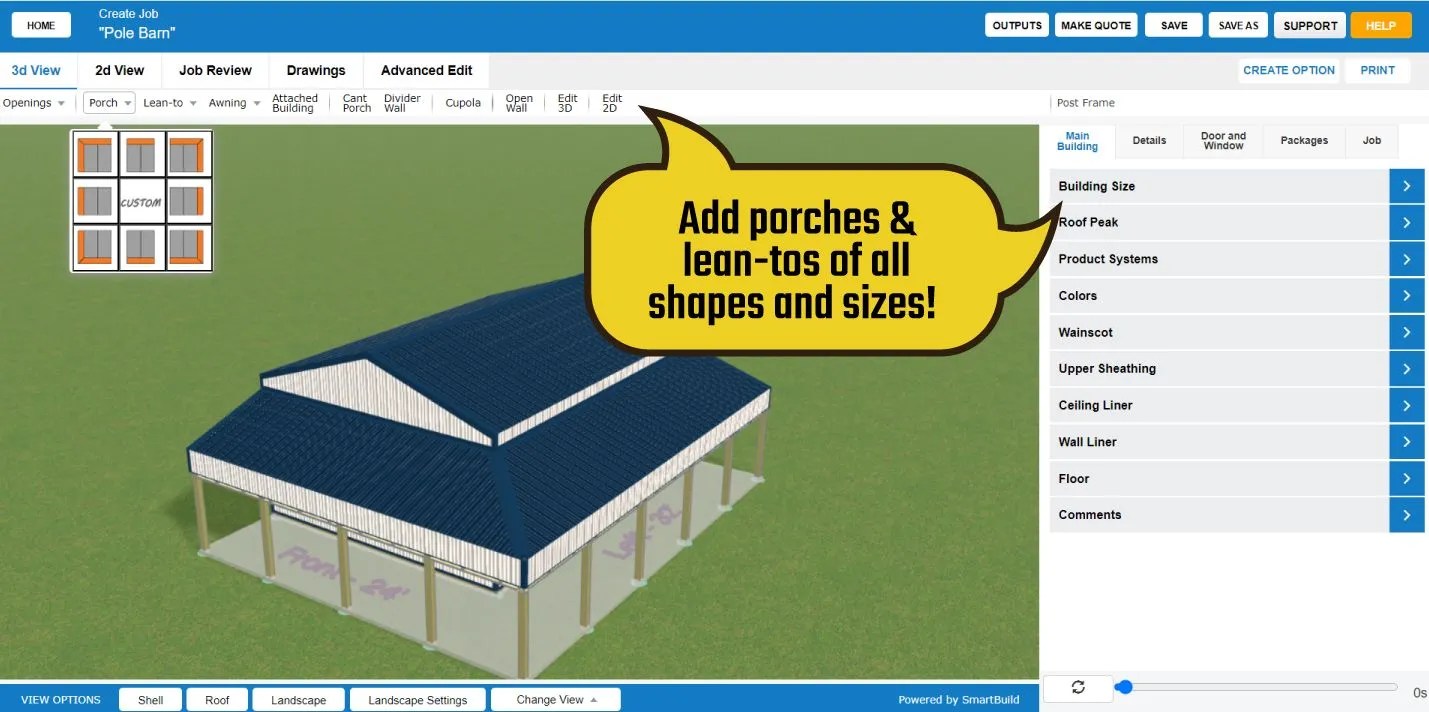Our Interactive Pole Barn Design Tool Cheap Pole Barn Kits