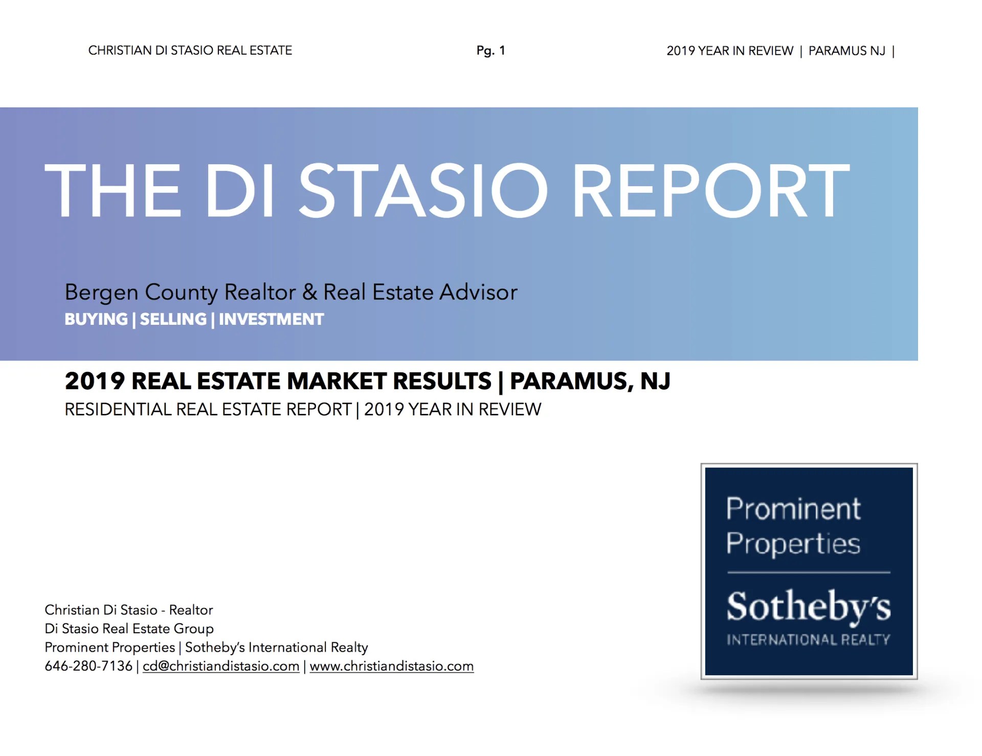 Wyckoff NJ Real Estate & Houses for Sale Realtor Christian Di Stasio