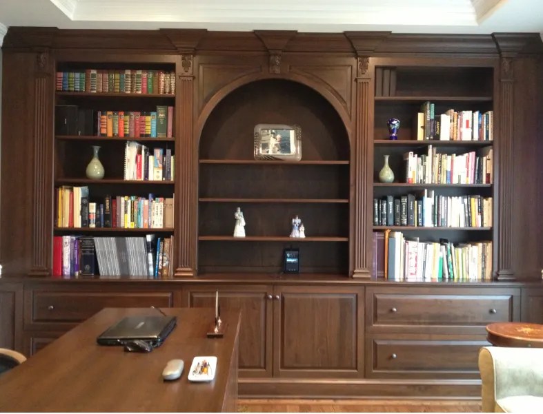 Custom Bookshelves Lehigh Valley, PA Odhner & Odhner Fine Woodworking