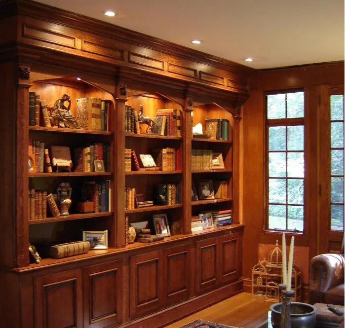 Custom Bookcases & Bookshelves NY NJ PA Odhner Fine Woodworking