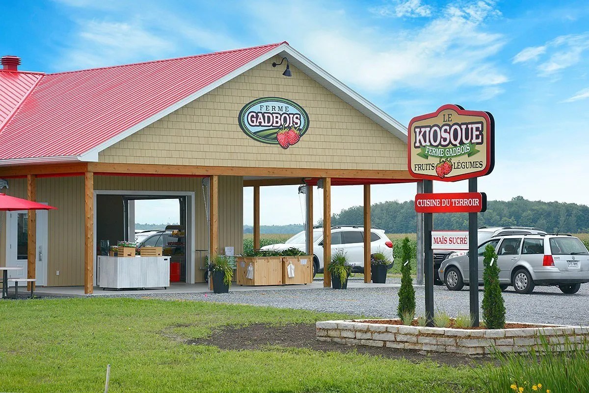 Ferme Gadbois Nos kiosques de fraises et de maïssucrés
