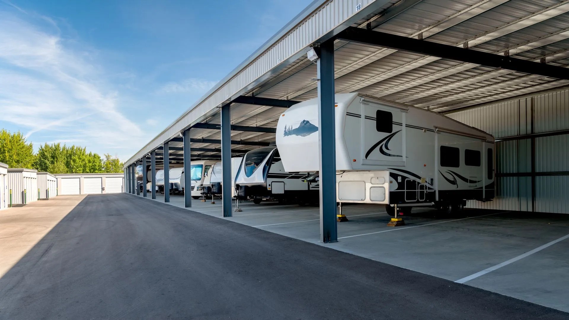 Ways to Store Your Motorhome or RV Bestway Portable Buildings
