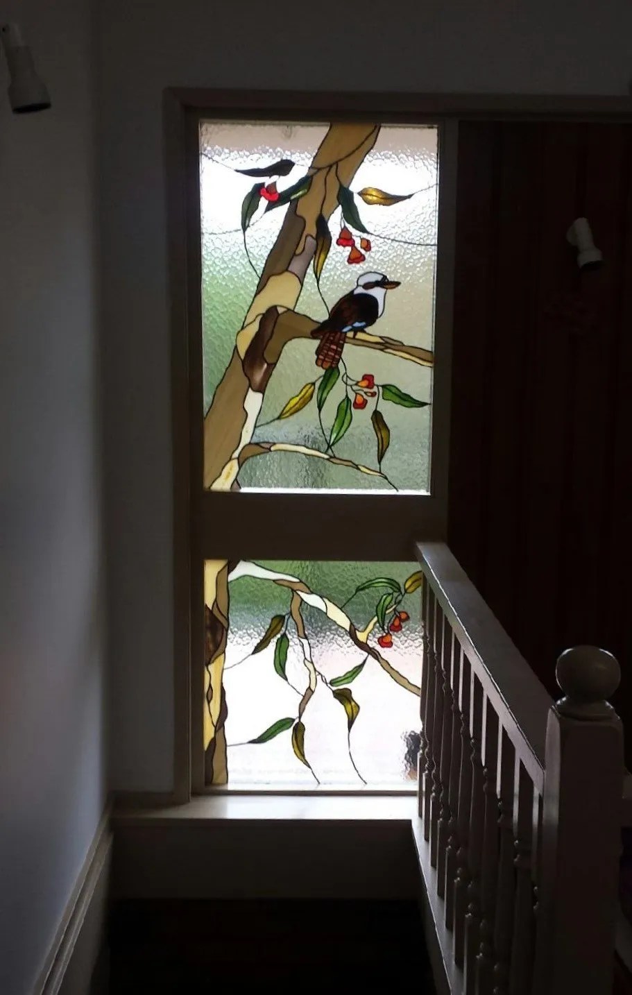 Australiana Stained Glass Overlay Penrith, NSW