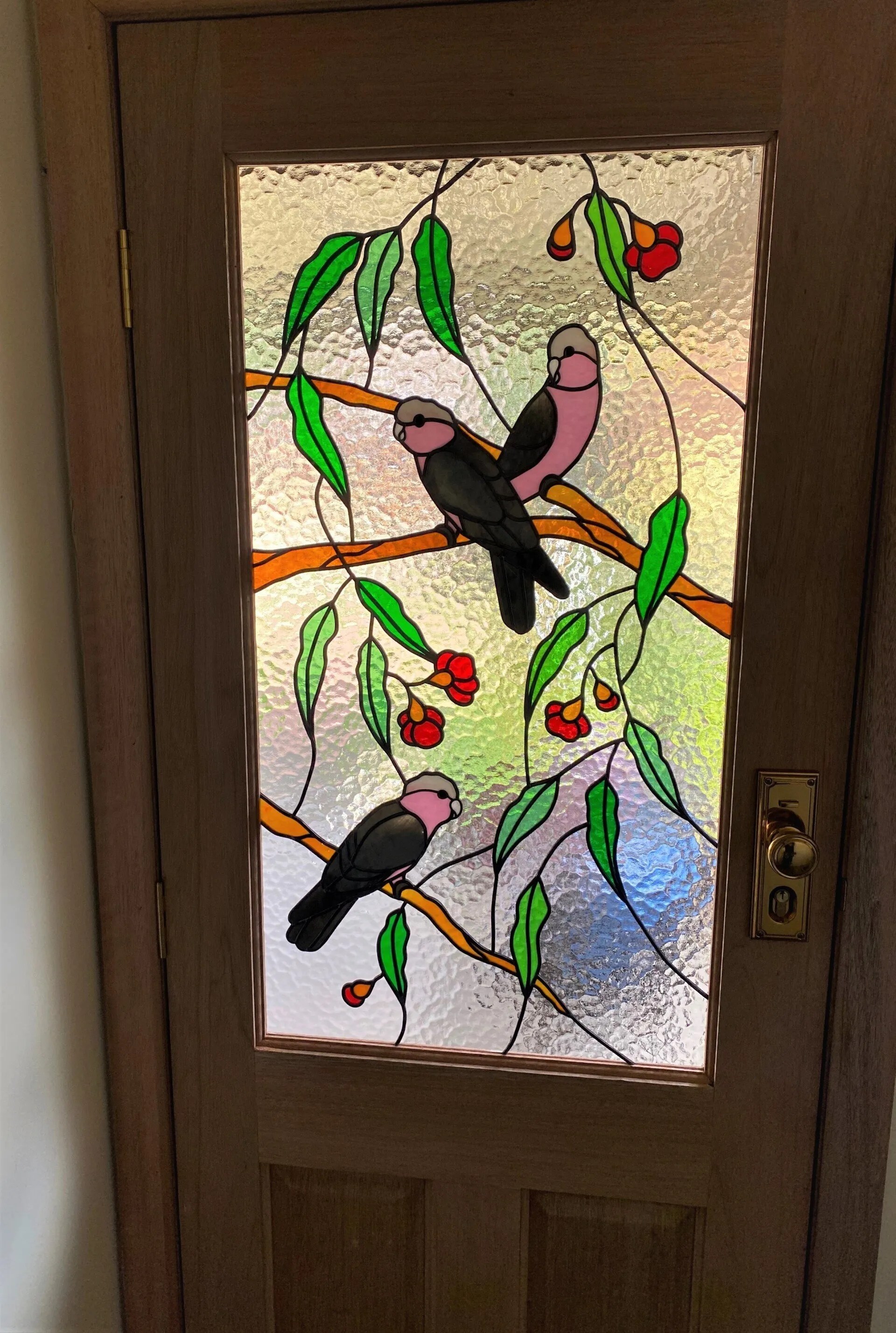 Australiana Stained Glass Overlay Penrith, NSW