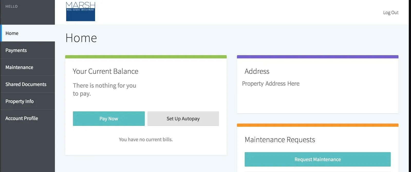 Tenant Portal Information Marsh Real Estate Investment Opelika, AL