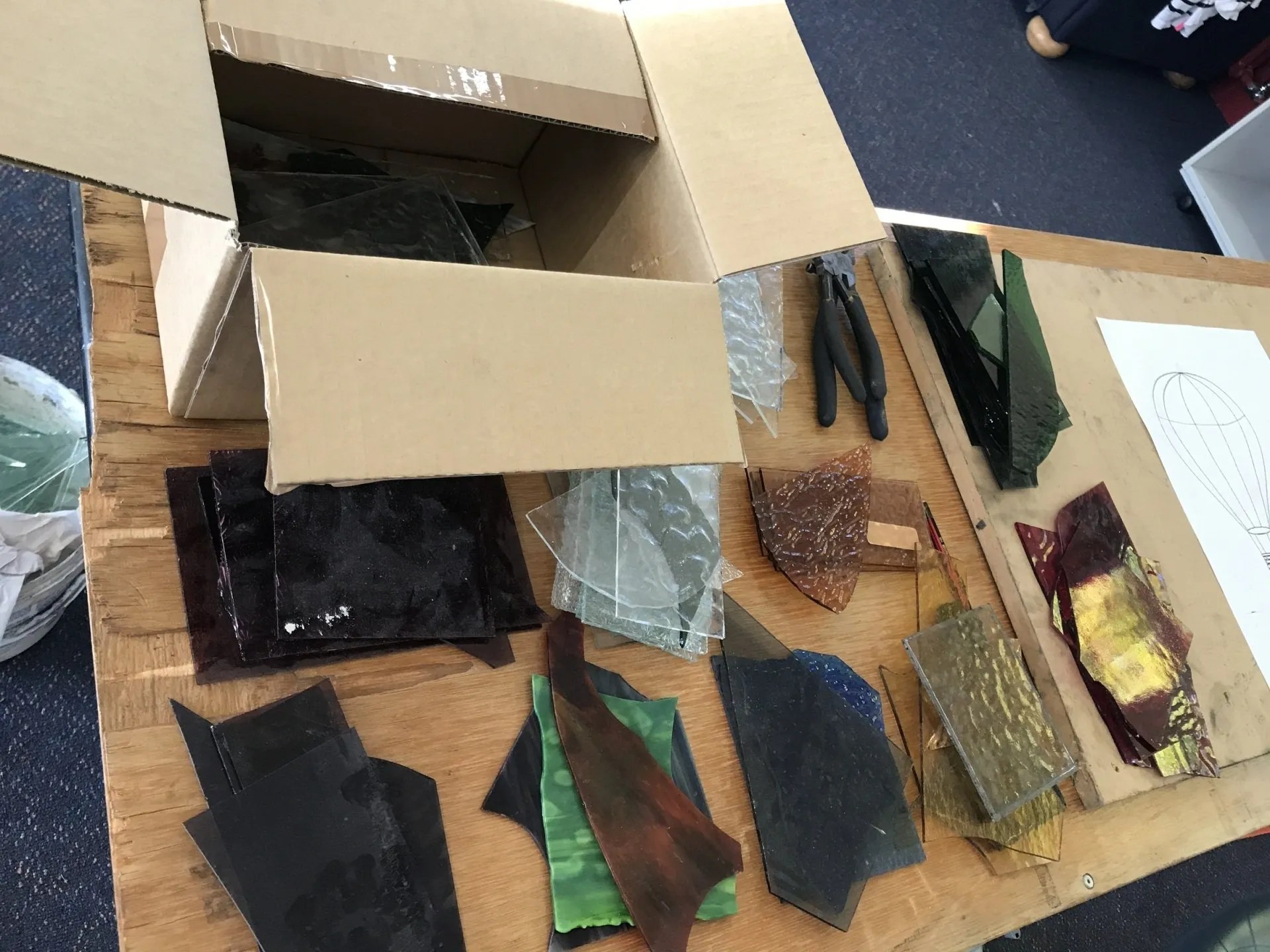 Leadlight Supplies Trinity Glass