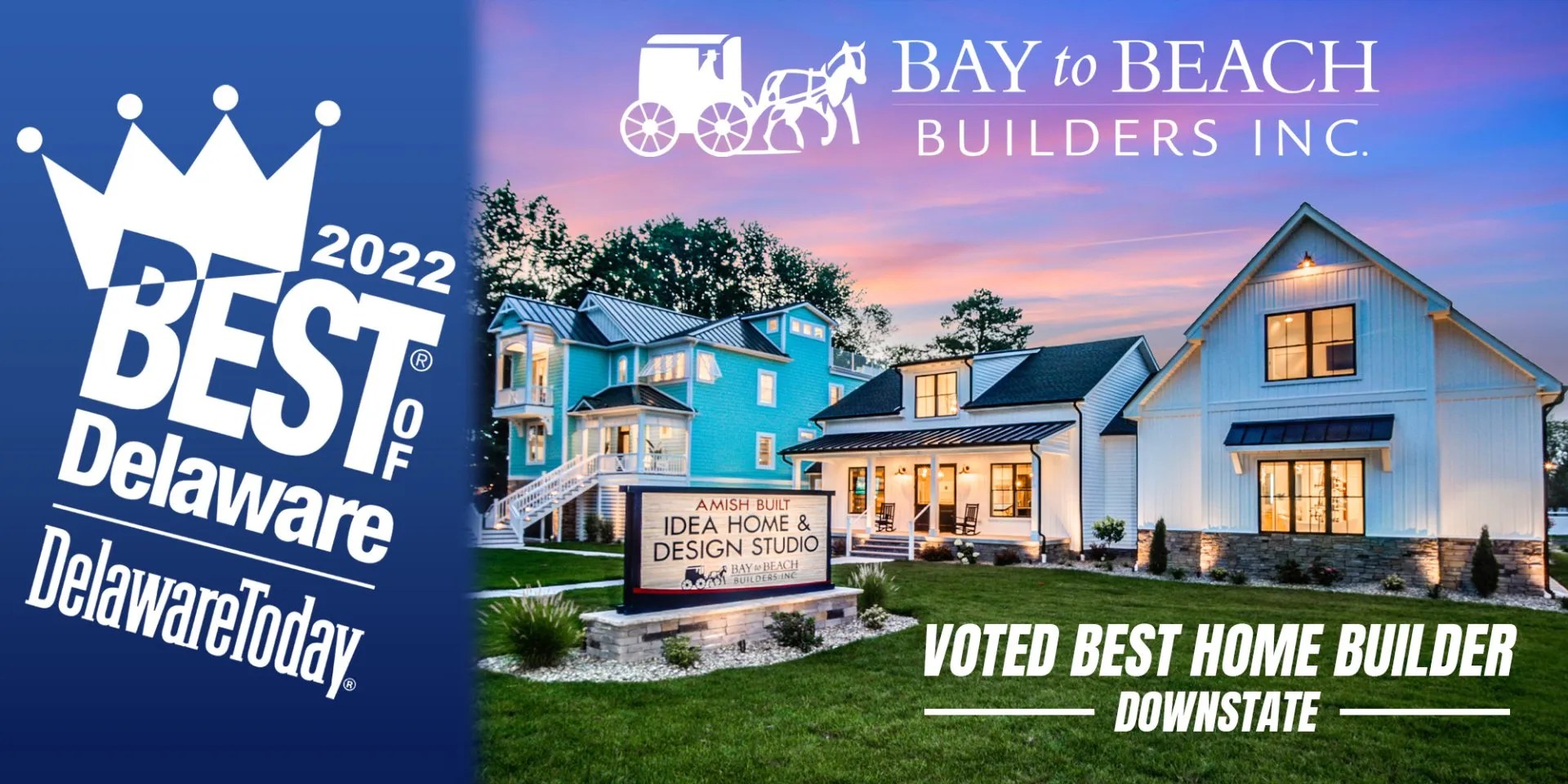 Bay to Beach Builders wins Delaware's Best Home Builder (Downstate