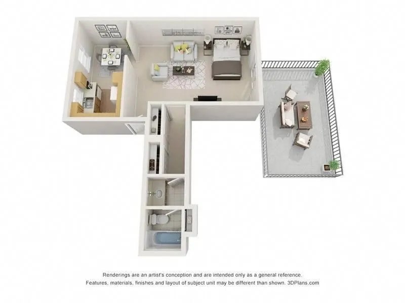 Studio, 1, 2, 3, & 4BR Apartments in Merriam, KS Layouts