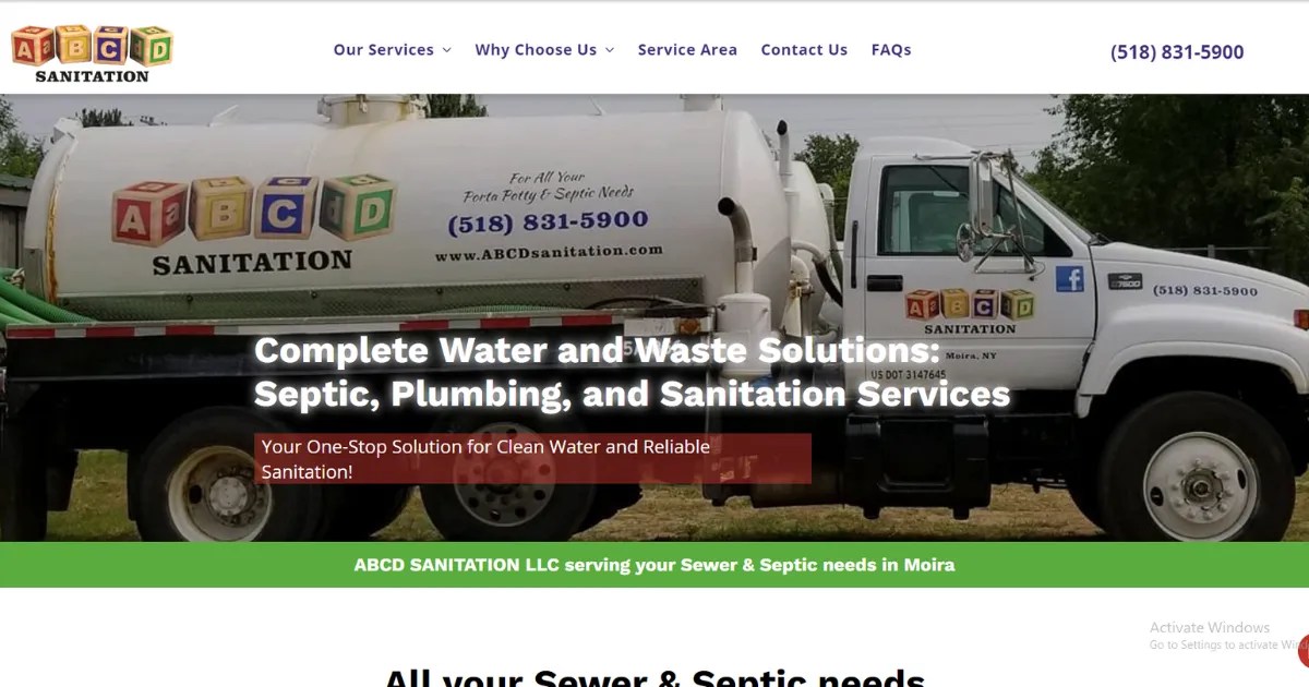 ABCD Sanitation Top Septic, Plumbing & Water Solutions