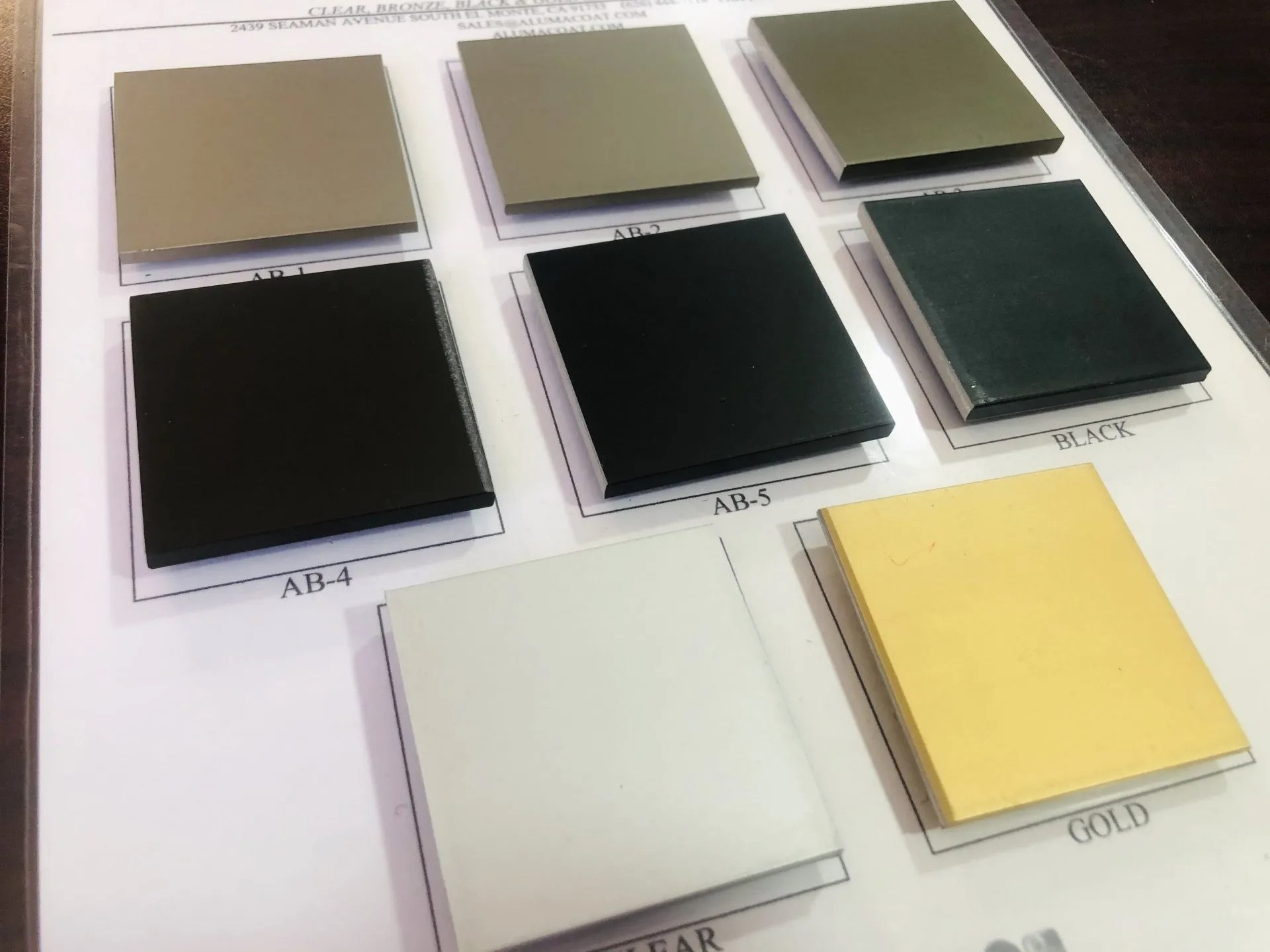 Southern California's Aluminum Anodizing
