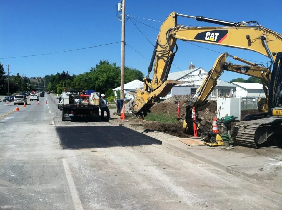Open Trenching l Orchards, WA l Tilton Excavation Co.