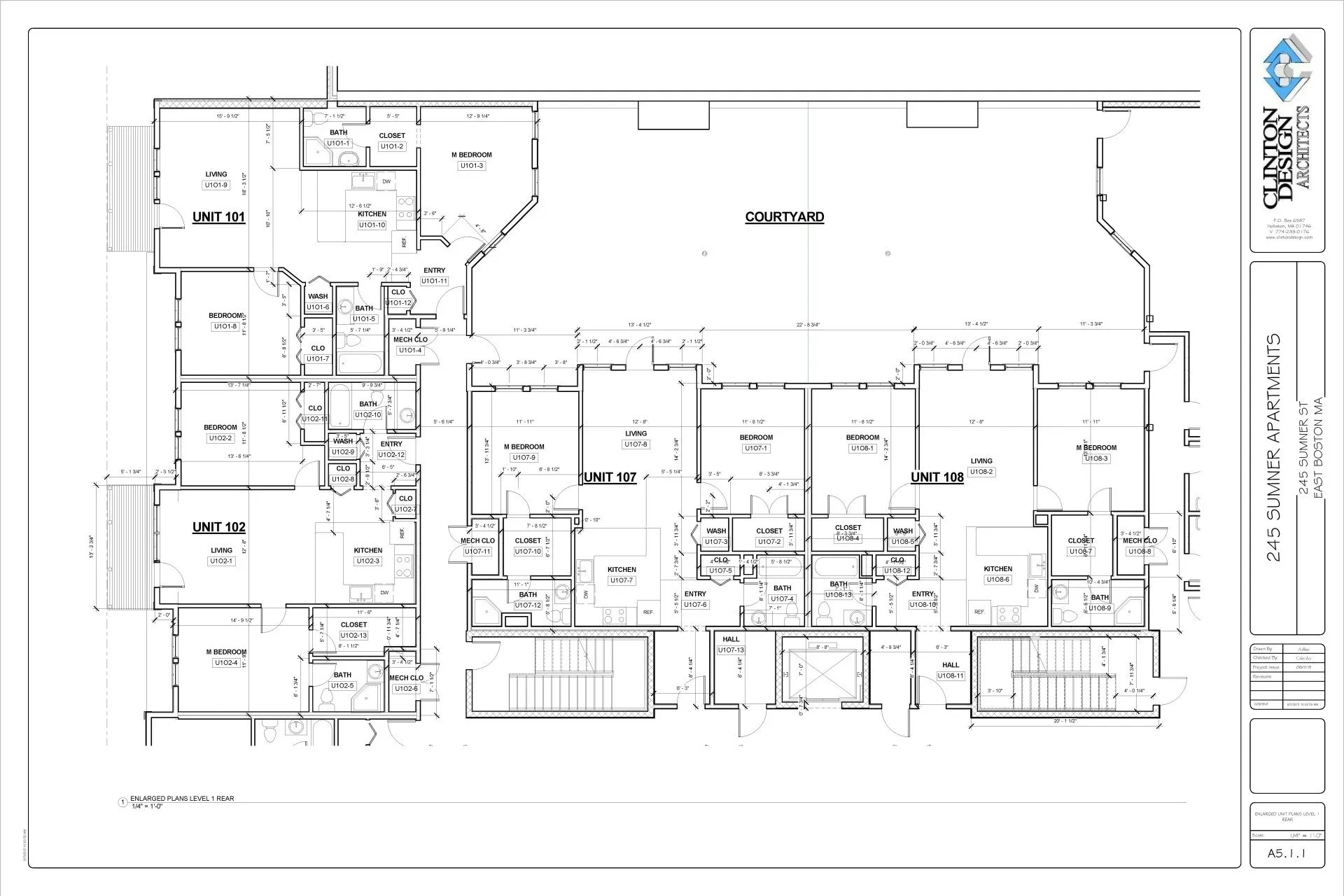 Floor Plans 245 Sumner, Boston, MA