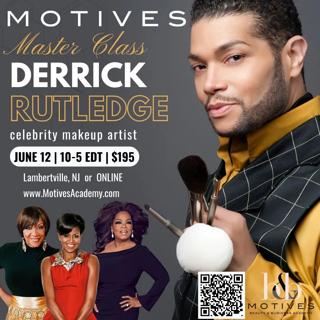 MBBA Masterclass with Oprah's MUA Derrick Rutledge!