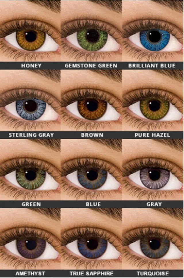 Different Colored Eyes Contacts