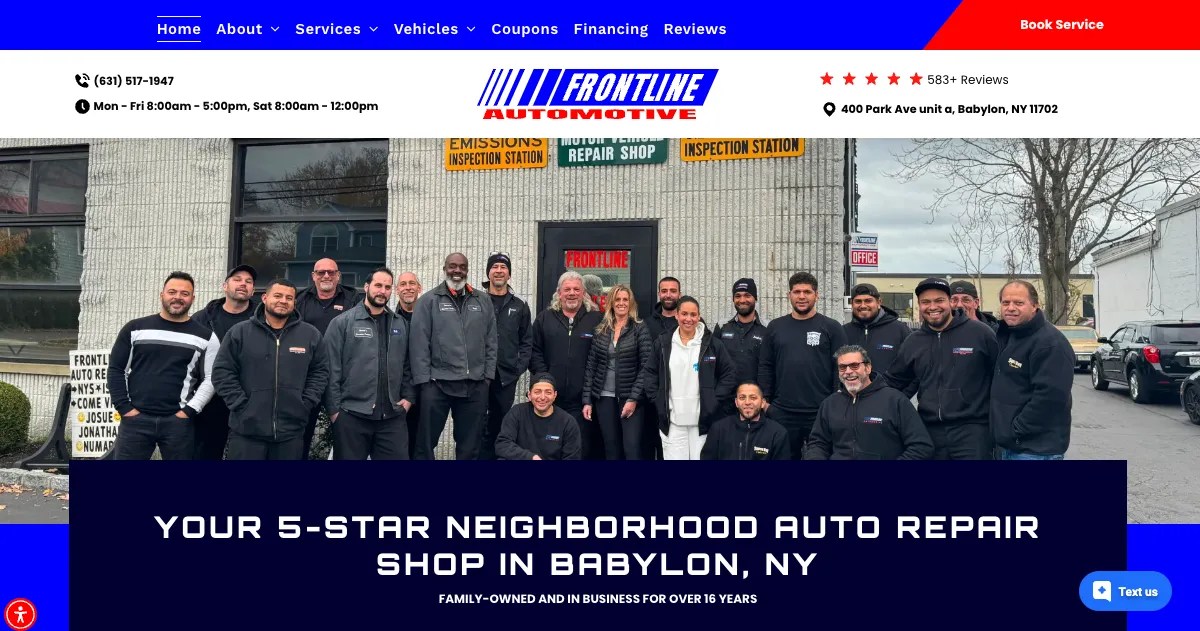 Hummer Auto Repair Babylon, NY Frontline Auto Repair
