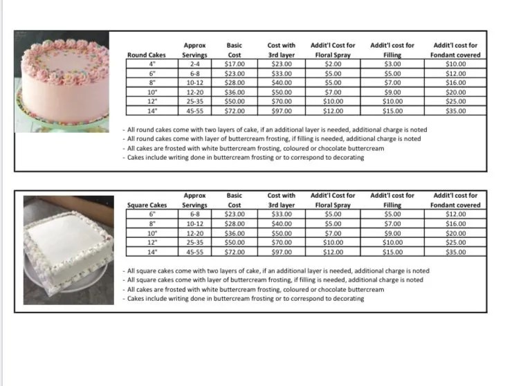 Our Cakes Our Little Bakery Durham Region Ajax, Pickering, Whitby