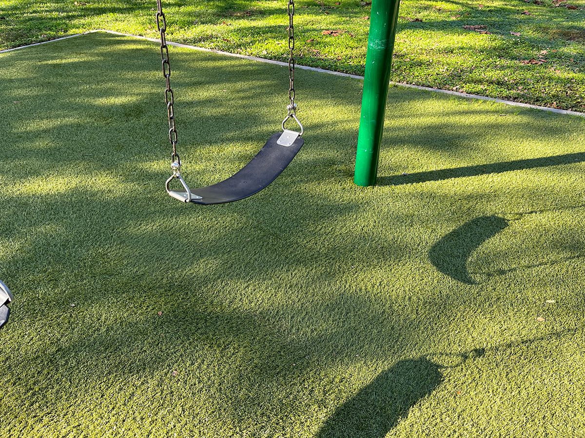 Safe, soft, synthetic turf stays green in any weather