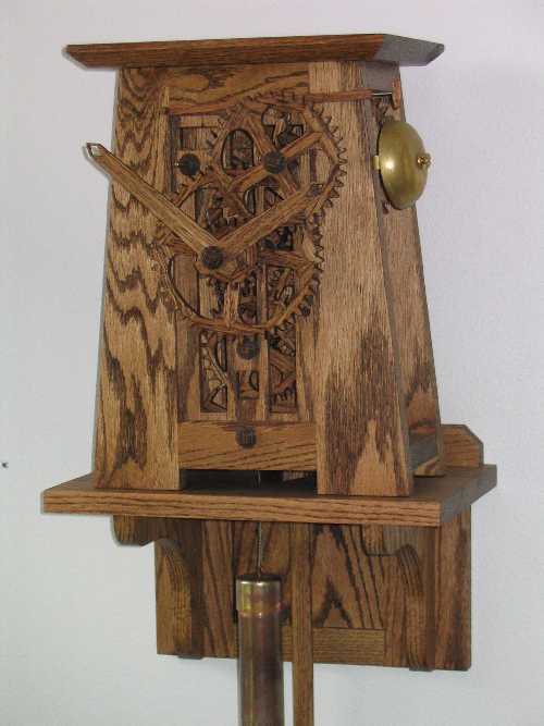 Wooden Gear Clock Plans from Hawaii by Clayton Boyer