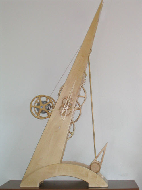 Wooden Gear Clock Plans from Hawaii by Clayton Boyer