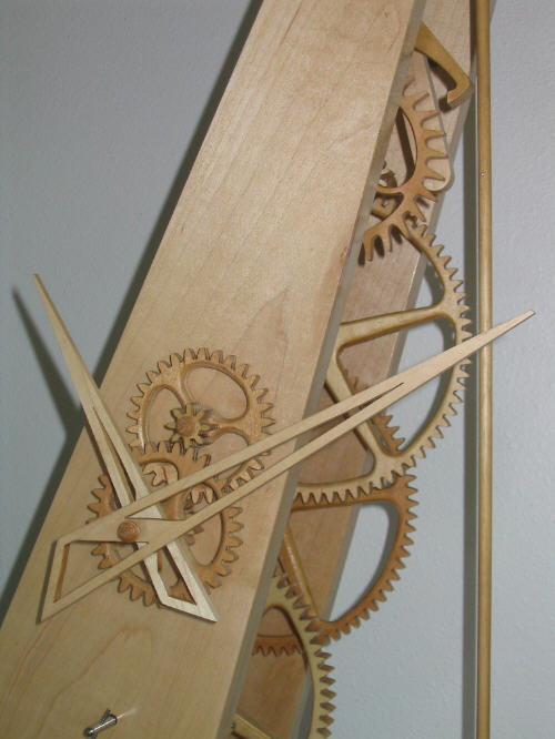Wooden Gear Clock Plans from Hawaii by Clayton Boyer