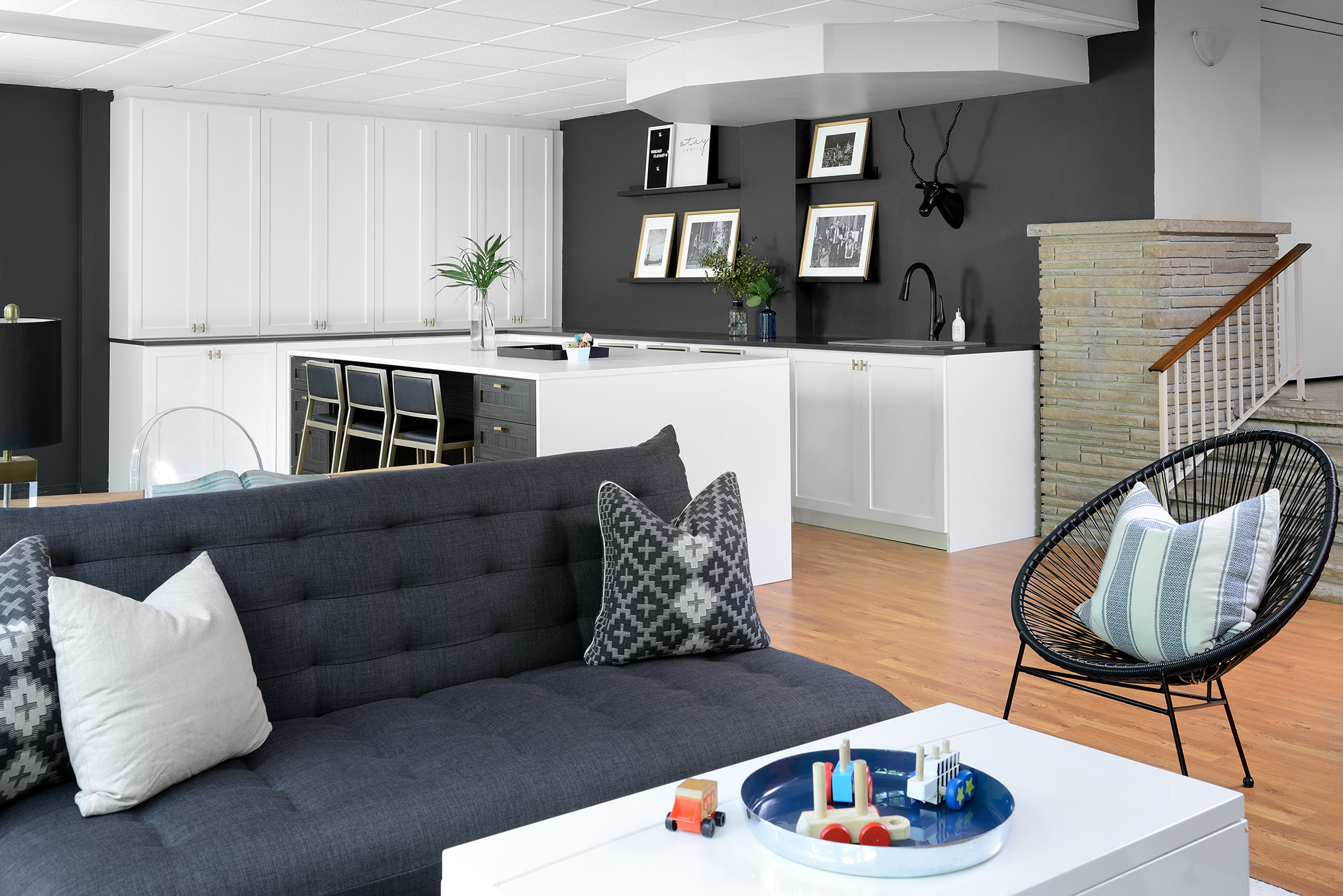 HOW TO CREATE A MODERN PLAYROOM MY FULL BASEMENT TOUR Lisa Canning