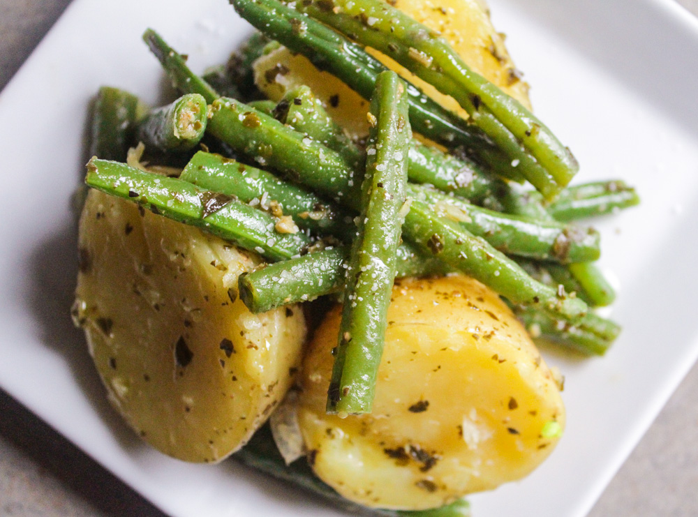 Potato and Green Bean Pesto Salad Lisa G Cooks