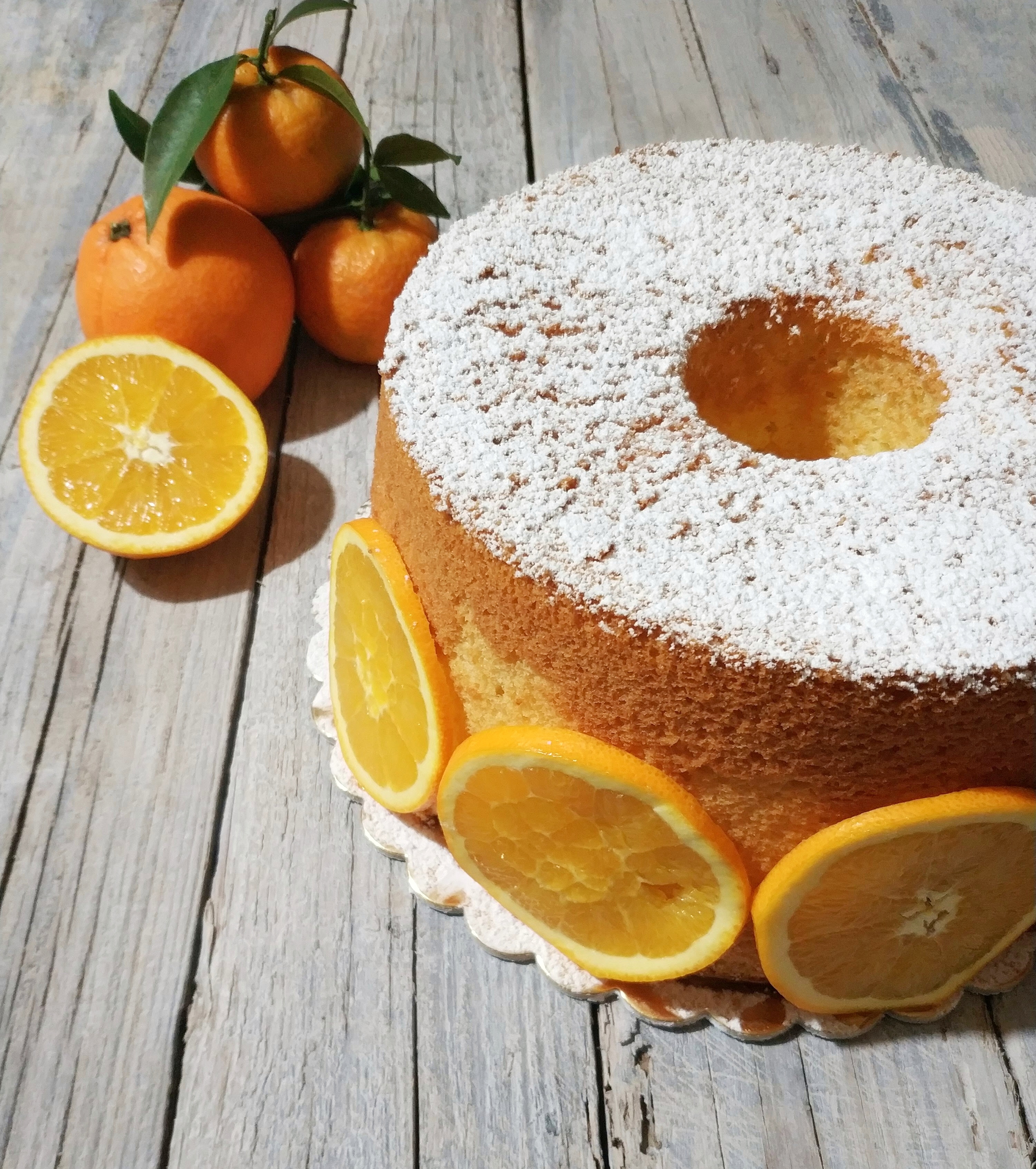 Chiffon Cake All Arancia Lisa In Cucina