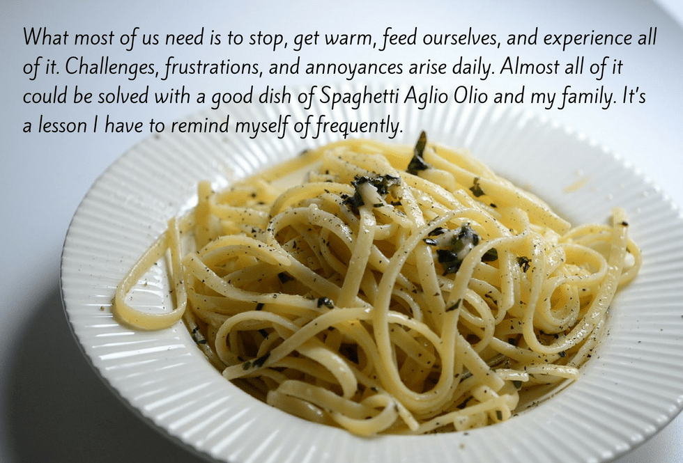 Spaghetti Aglio Olio Lisa Kaplin