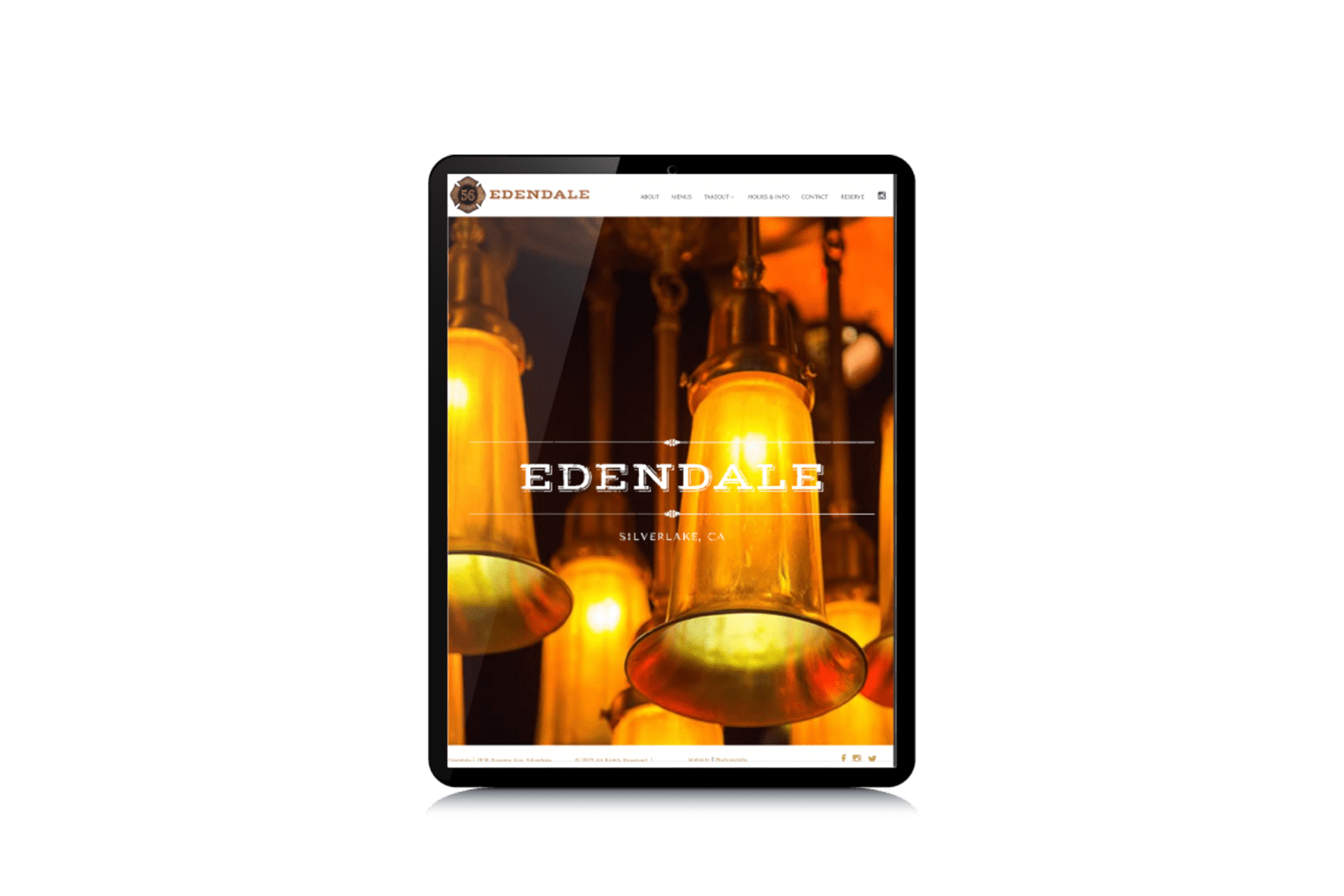 Edendale Restaurant site Lisa King Design