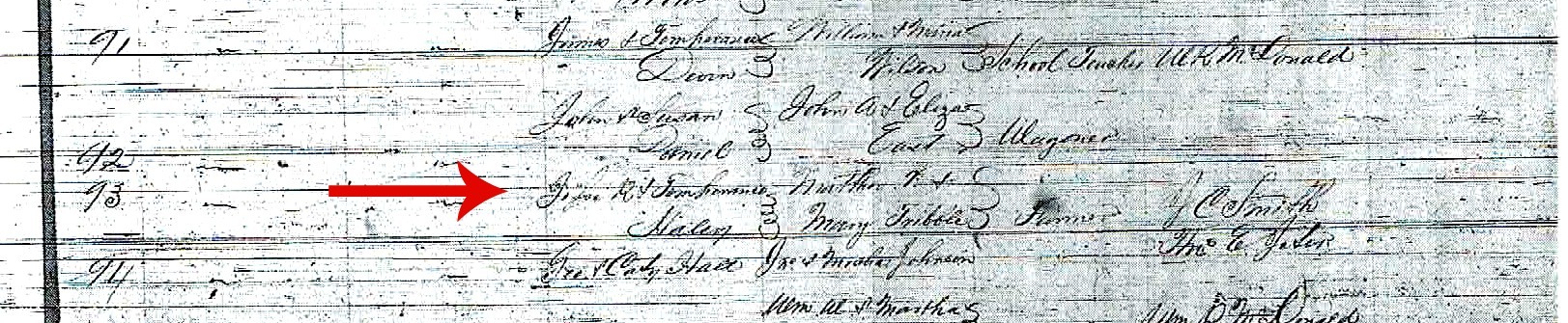 S. C. Haley - Mary A. Tribble Halifax County, VA Register of Marriage Entry - second page showing names of parents