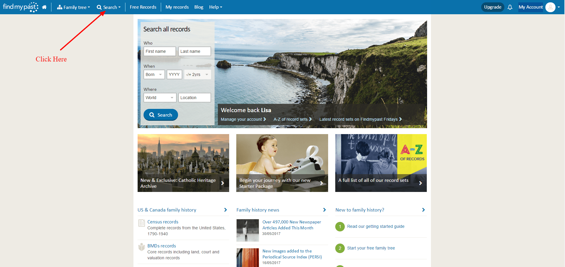 Using PERSI at FindMyPast for genealogy research