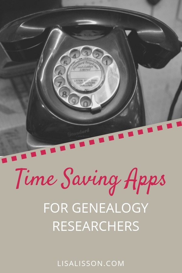Use time saving apps to boost your genealogy research efficiency! #areyoumycousin #genealogy #timesaving #ancestors